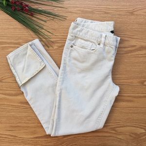 J. Crew Corduroy Toothpick Skinny Jeans